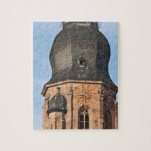 Church of the Holy Ghost in Old Town Heidelberg Jigsaw Puzzle