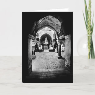 Church of the Holy Sepulcher in Jerusalem Holiday Card