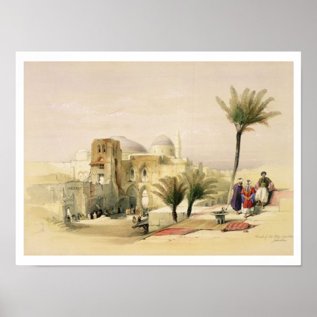 Church of the Holy Sepulchre, Jerusalem, plate 11 Poster (Front)