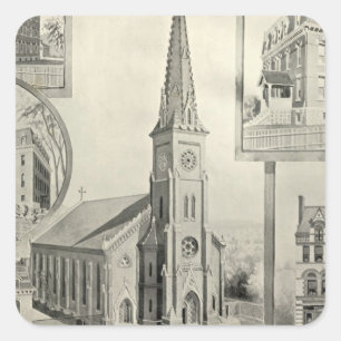Church of the Immaculate Conception, Waterbury Square Sticker
