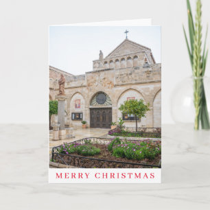 Church of the Nativity view Christmas card 