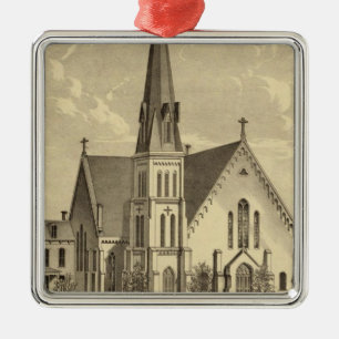 Church of the Sacred Heart East Liberty Metal Ornament