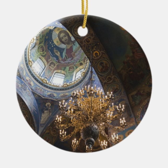 Church of the Saviour of Spilled Blood 2 Ceramic Tree Decoration (Front)