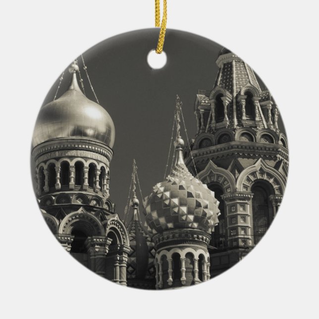 Church of the Saviour of Spilled Blood 5 Ceramic Ornament (Front)