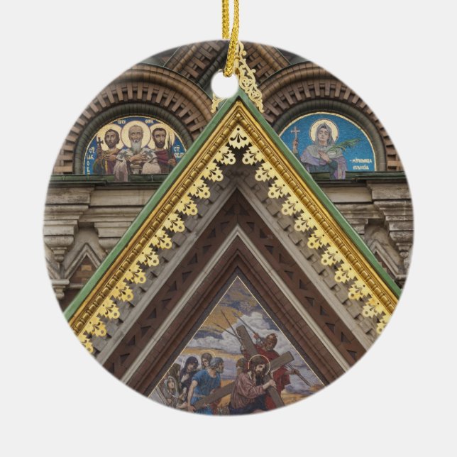Church of the Saviour of Spilled Blood Ceramic Tree Decoration (Front)