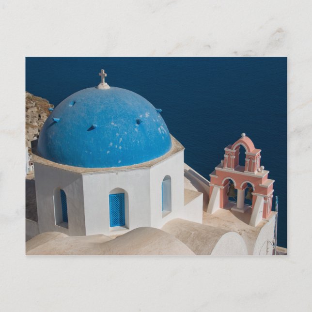 Church on the Island of Santorini, Greece Postcard (Front)
