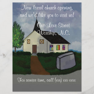 Church opening Flyer