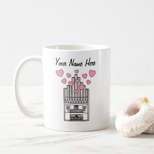 Church Organ Custom Wedding Mug Organist Musician