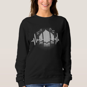 Church Organ Player Instrument Pipe Organist Sweatshirt