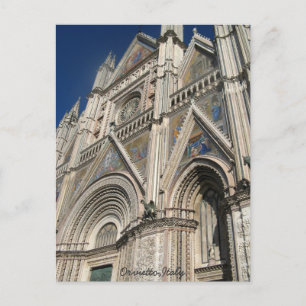 Church Orvietto Italy Postcard