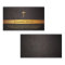 Church Pastor Classy Leather Gold Bar