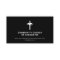 Church Pastor Modern Religious Cross Dove Black