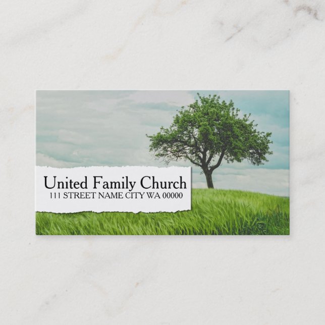 Church Pastor Religion Christian Christianity Business Card (Front)