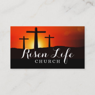 Church Pastor Religion Christian Christianity Business Card