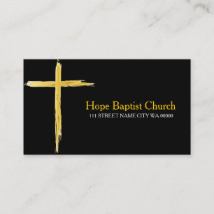 Church Pastor Religion Christian Christianity Business Card