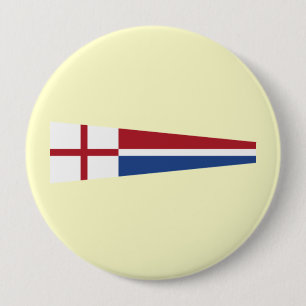 Church Pennant, Netherlands 10 Cm Round Badge