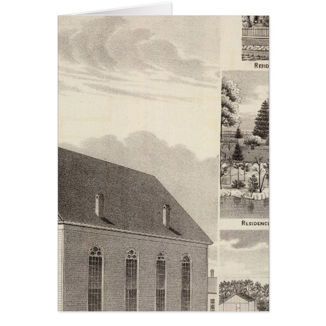 Church, residences & flouring mill (Front)