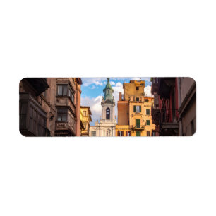 church return address label