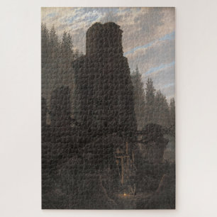 Church Ruin in the Forest: Caspar Friedrich Jigsaw Puzzle
