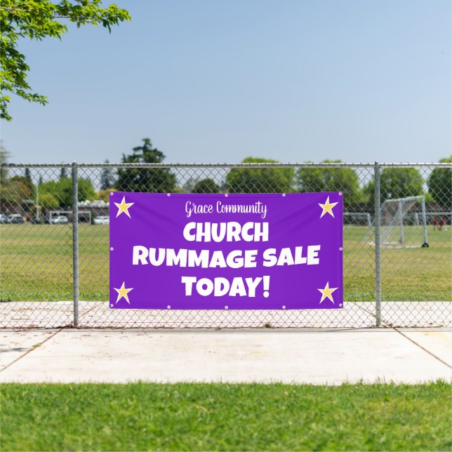 Church Rummage Sale Banner (Insitu)