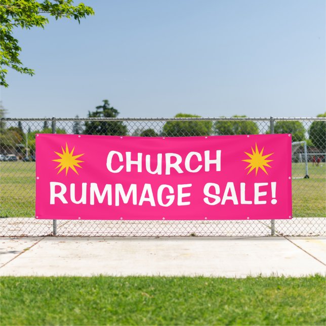Church Rummage Sale! Large Banner (Insitu)
