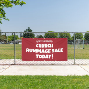 Church Rummage Sale! Personalized Banner