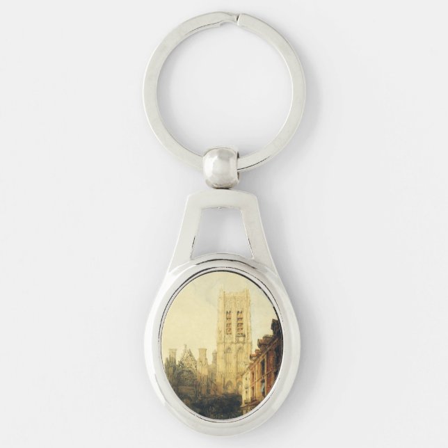 Church Saint-Jacques in Dieppe Key Ring (Front)