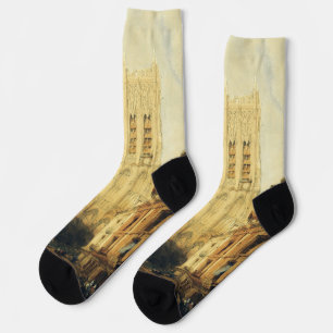 Church Saint-Jacques in Dieppe Socks