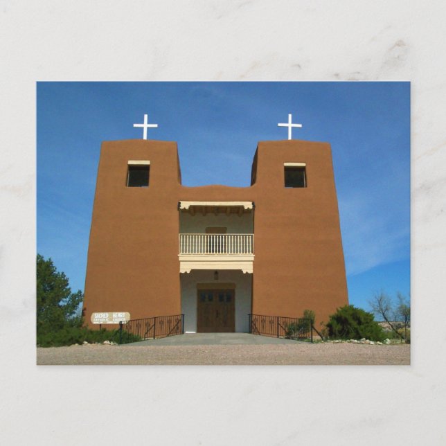 Church Santa Fe, New Mexico Postcard (Front)
