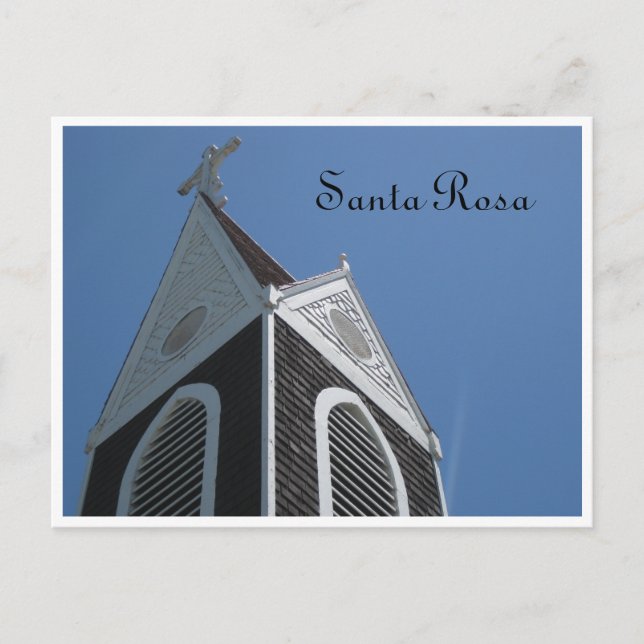 Church - Santa Rosa, Ca. Postcard (Front)