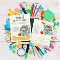 Church School Supply Drive Donation backpack