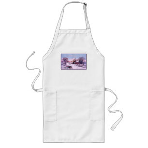 Church Services Christmas Eve Morning Long Apron