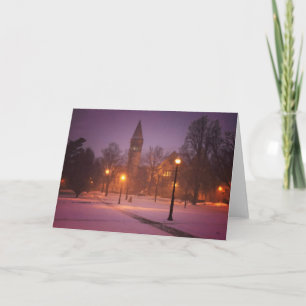 Church Sidewalk Holiday Greeting Cards