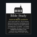 Church Silhouette, Christian Bible Class Advert Flyer<br><div class="desc">Church Silhouette,  Christian Bible Class Advertising Flyers By The Business Card Store.</div>