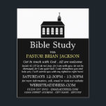 Church Silhouette, Christian Bible Class Advert Flyer<br><div class="desc">Church Silhouette,  Christian Bible Class Advertising Flyers By The Business Card Store.</div>