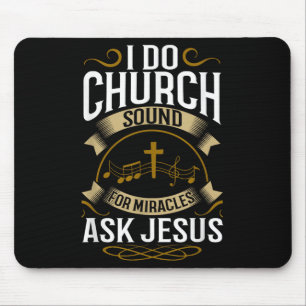 Church Sound Engineer O System Music Christian Mouse Pad