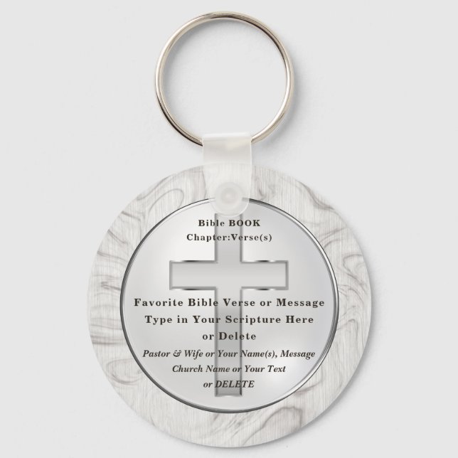 Church Souvenirs for Anniversary, Appreciation Day Key Ring (Front)