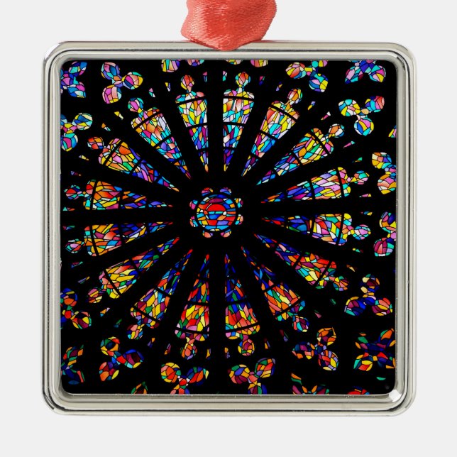 church stained glass windows colours metal ornament (Front)
