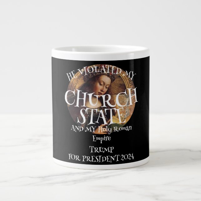 Church State and Holy Roman Empire Large Coffee Mug (Front)
