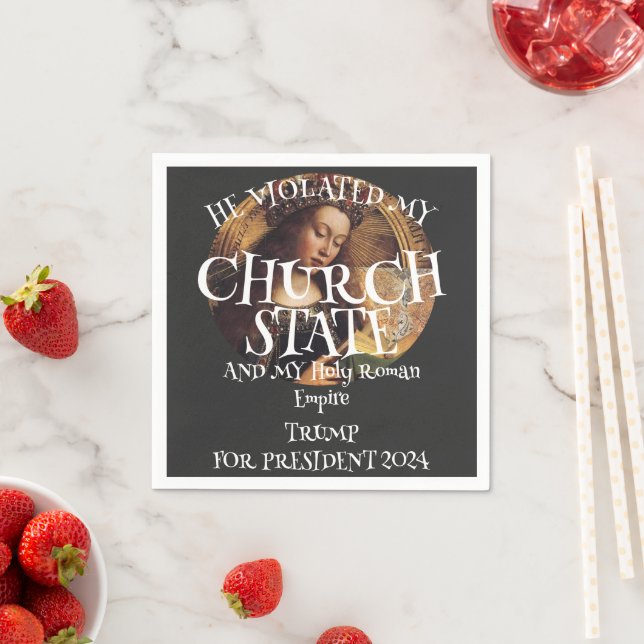 Church State and Holy Roman Empire Napkin (Insitu)