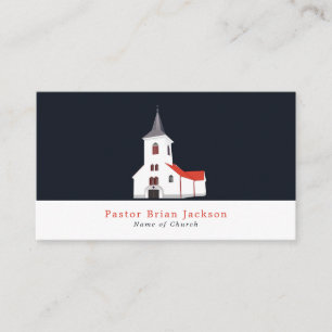 Church Steeple, Christianity, Religious Business Card