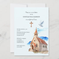 Church Steeple Priest Dedication