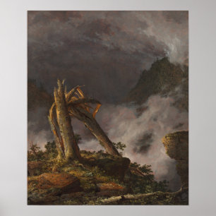 Church - Storm In The Mountains 1847 Poster