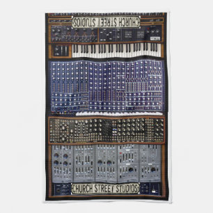 Church Street Synth Teatowels Tea Towel