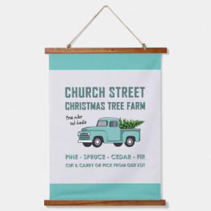 CHURCH STREET TREE FARM HANGING TAPESTRY