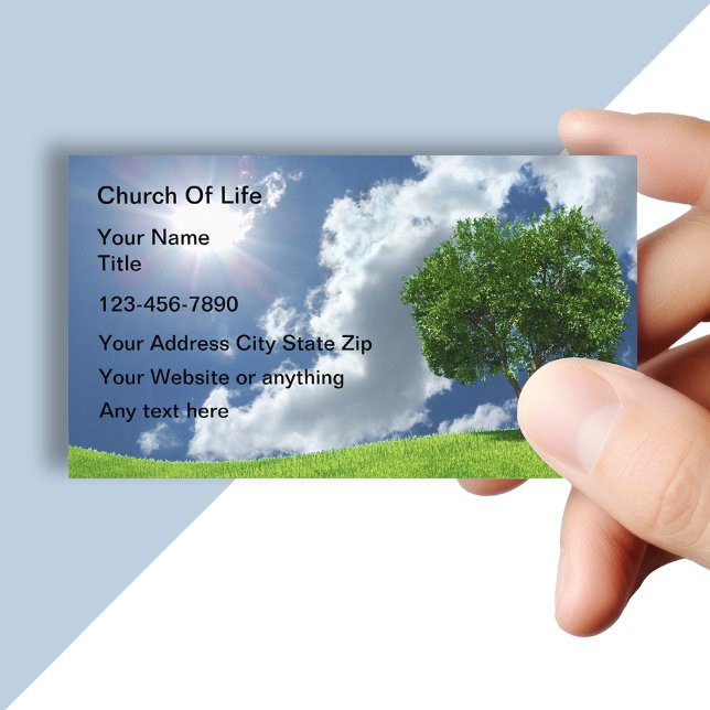 Church Theme Business Cards (Creator Uploaded)