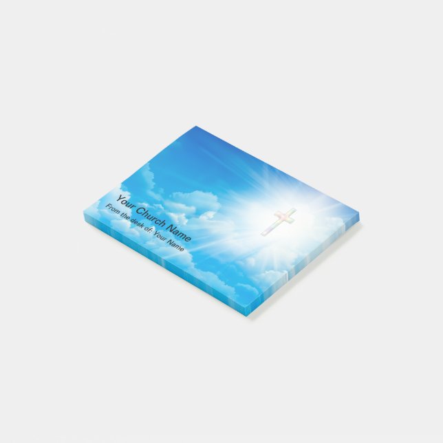 Church Theme Office Sticky Notepads (Angled)