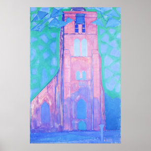 Church Tower at Domburg by Piet Mondrian Poster