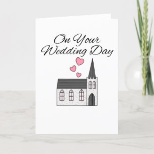 Church Wedding Card Christian Religious