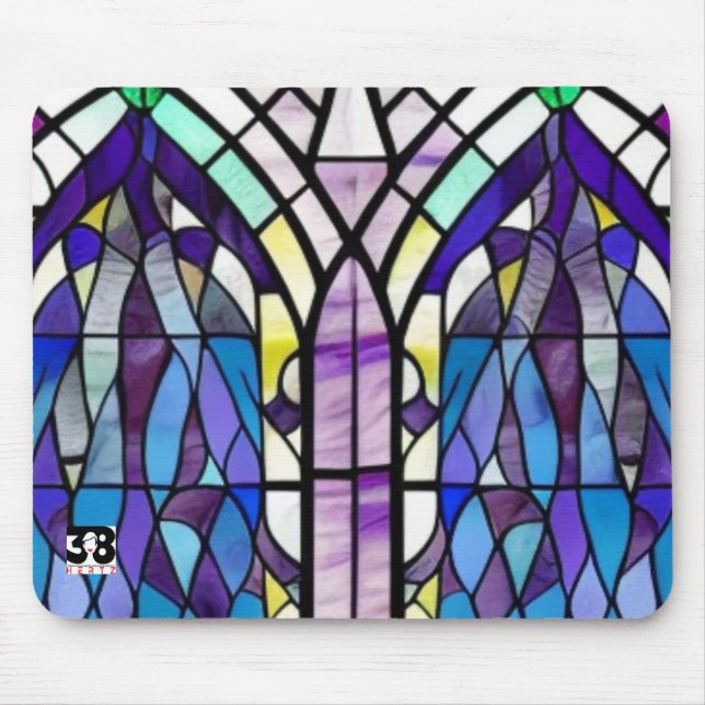 Church Window Mouse Pad (Front)